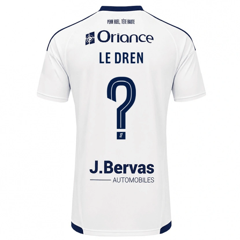 Danxen Kinder Enora Le Dren #0 Marineweiß Auswärtstrikot Trikot 2026/27 T-Shirt Österreich