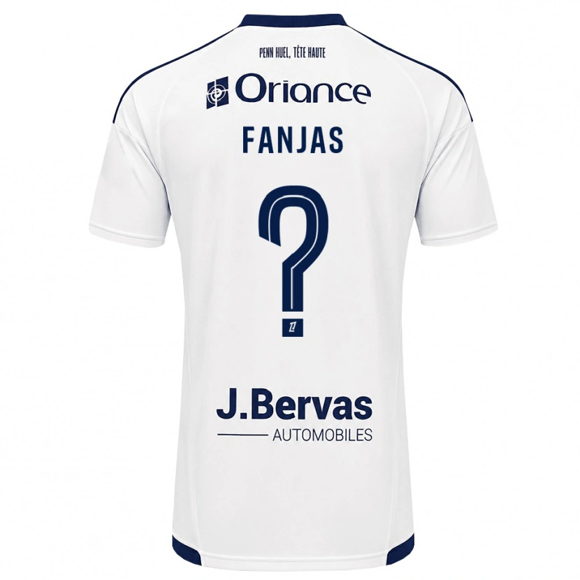 Danxen Kinder Emilie Fanjas #0 Marineweiß Auswärtstrikot Trikot 2026/27 T-Shirt Österreich