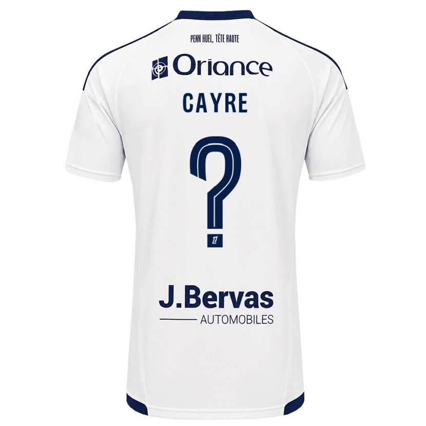 Danxen Kinder Alexane Cayre #0 Marineweiß Auswärtstrikot Trikot 2026/27 T-Shirt Österreich