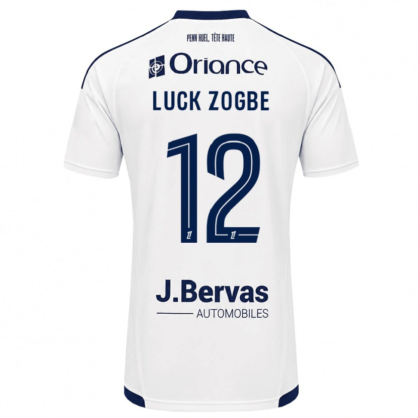 Danxen Kinder Luck Zogbé #12 Marineweiß Auswärtstrikot Trikot 2026/27 T-Shirt Österreich