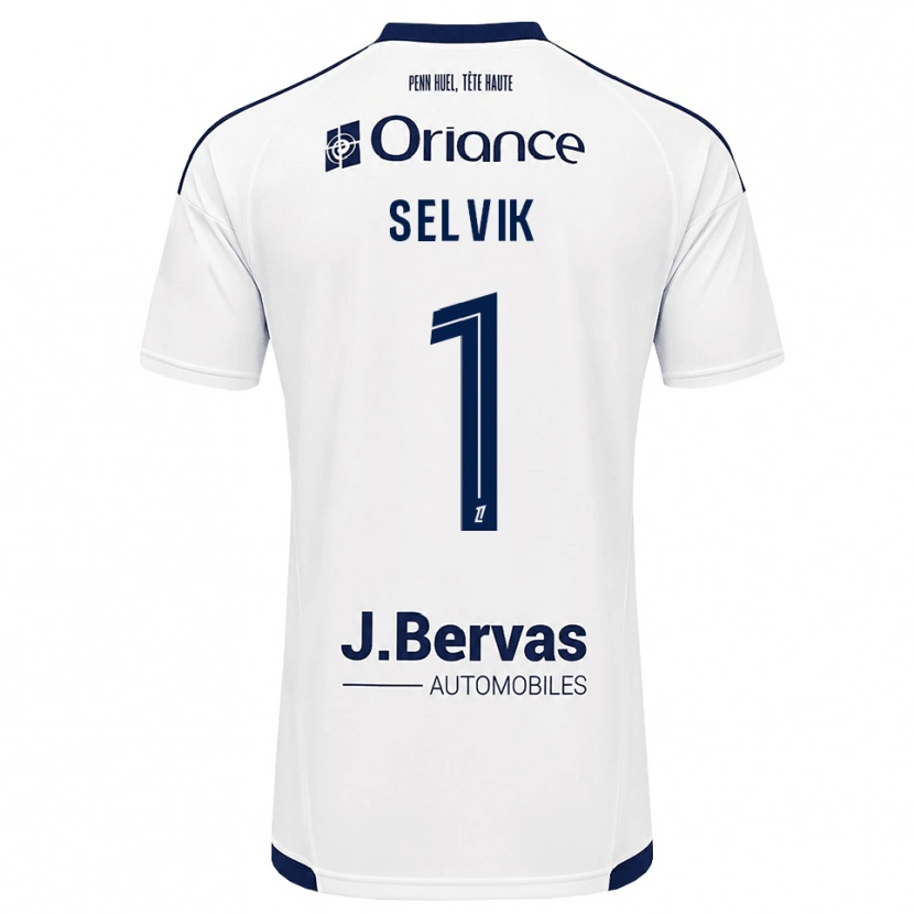 Danxen Kinder Egil Selvik #1 Marineweiß Auswärtstrikot Trikot 2026/27 T-Shirt Österreich