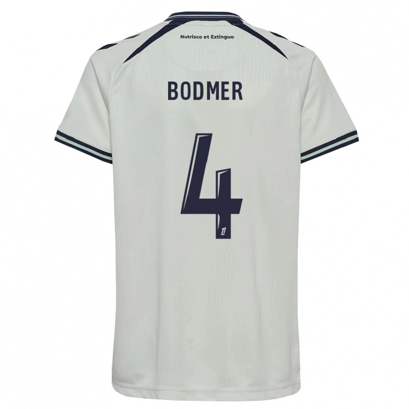 Danxen Kinder Mathéo Bodmer #4 Mitternachtsblau Weiß Auswärtstrikot Trikot 2026/27 T-Shirt Österreich