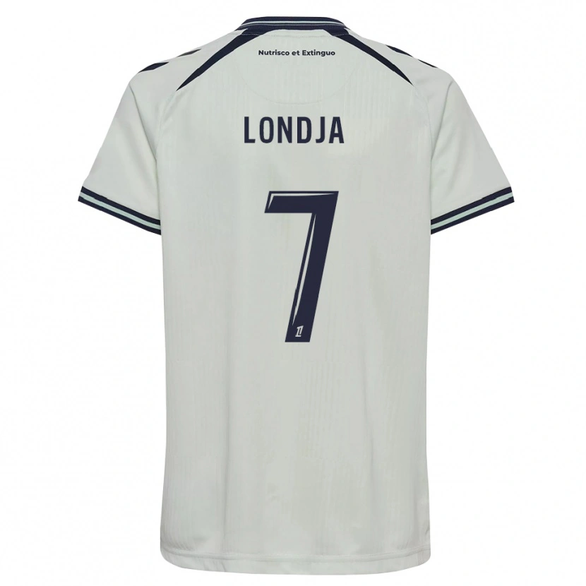 Danxen Kinder Ruben Londja #7 Mitternachtsblau Weiß Auswärtstrikot Trikot 2026/27 T-Shirt Österreich