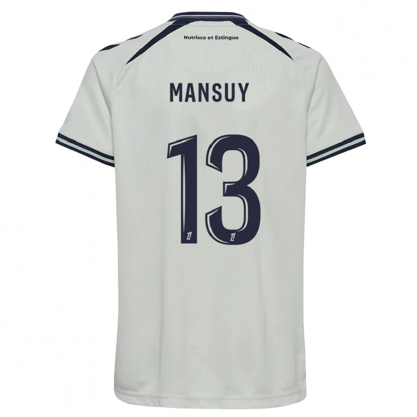 Danxen Kinder Héloïse Mansuy #13 Mitternachtsblau Weiß Auswärtstrikot Trikot 2026/27 T-Shirt Österreich