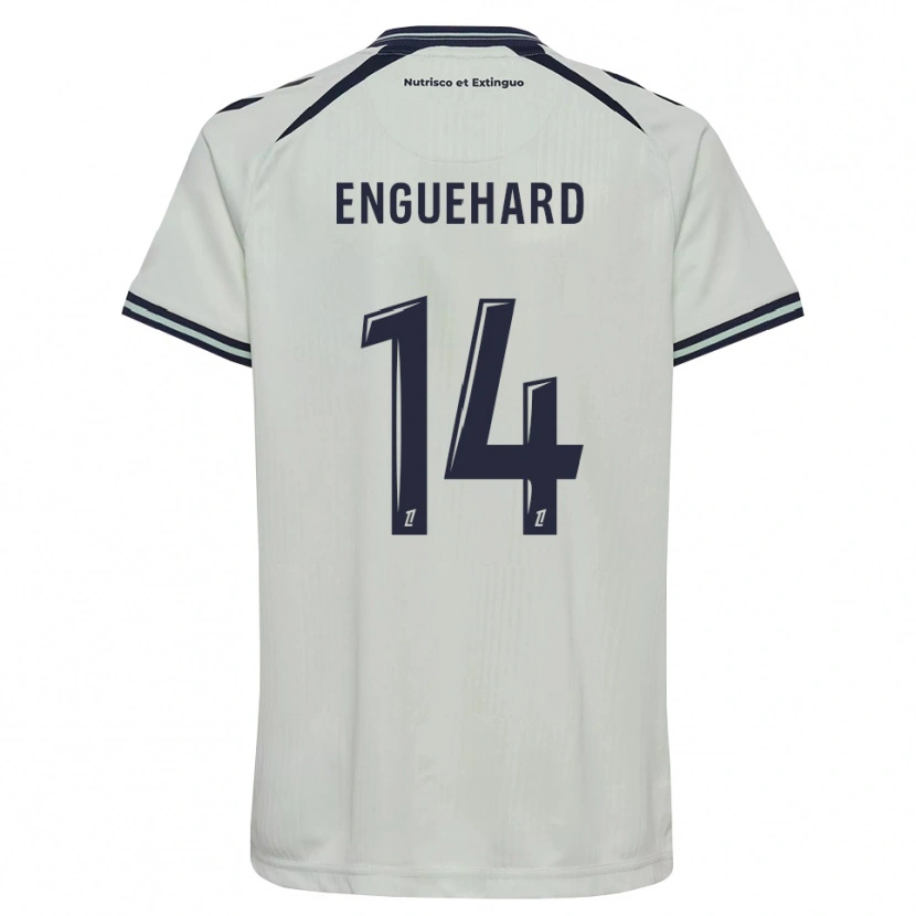 Danxen Kinder Romane Enguehard #14 Mitternachtsblau Weiß Auswärtstrikot Trikot 2026/27 T-Shirt Österreich