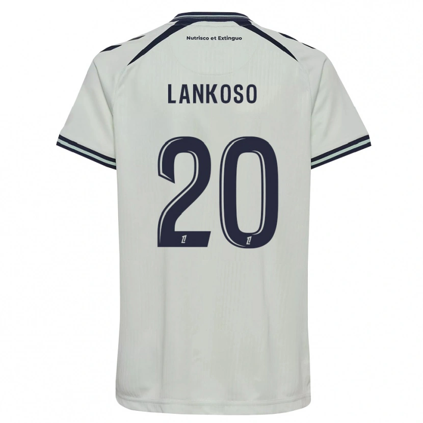 Danxen Kinder Lenny Lankoso #20 Mitternachtsblau Weiß Auswärtstrikot Trikot 2026/27 T-Shirt Österreich