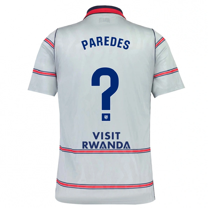 Danxen Kinder Roberto Paredes #0 Grau Rot Marineblau Ausweichtrikot Trikot 2026/27 T-Shirt Österreich