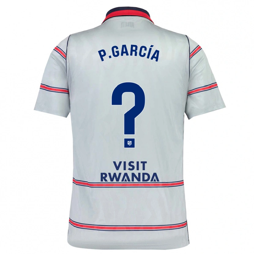 Danxen Kinder Pablo García #0 Grau Rot Marineblau Ausweichtrikot Trikot 2026/27 T-Shirt Österreich