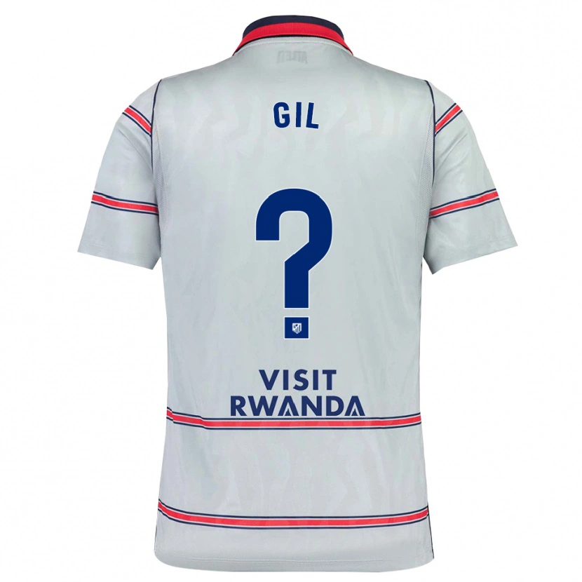 Danxen Kinder Luis Gil #0 Grau Rot Marineblau Ausweichtrikot Trikot 2026/27 T-Shirt Österreich