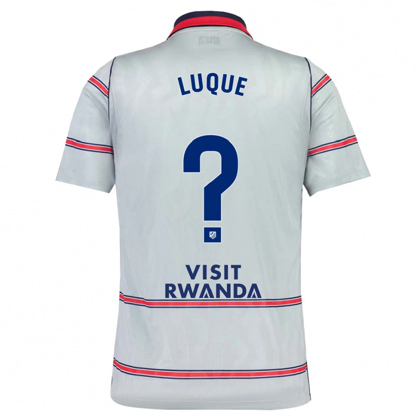 Danxen Kinder Adrian Luque #0 Grau Rot Marineblau Ausweichtrikot Trikot 2026/27 T-Shirt Österreich
