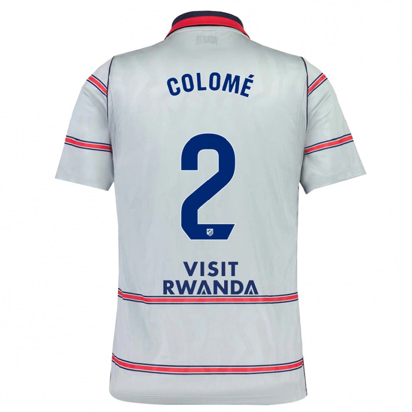Danxen Kinder Jan Colomé #2 Grau Rot Marineblau Ausweichtrikot Trikot 2026/27 T-Shirt Österreich