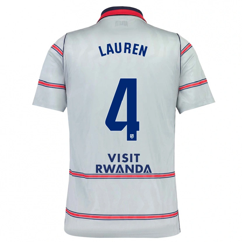 Danxen Kinder Lauren Eduarda Leal Costa #4 Grau Rot Marineblau Ausweichtrikot Trikot 2026/27 T-Shirt Österreich