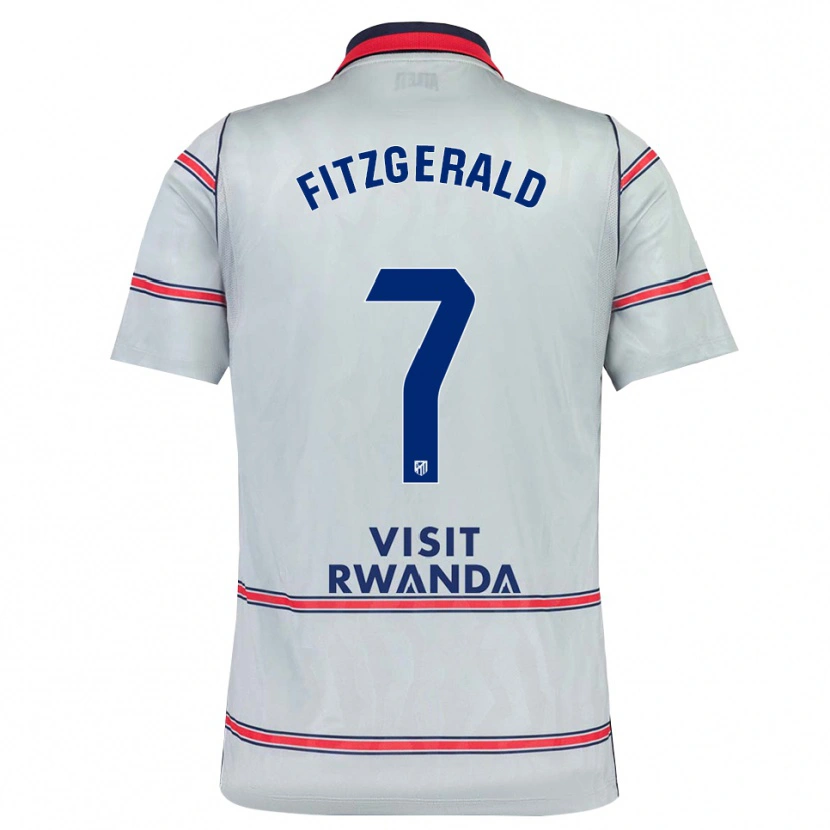 Danxen Kinder Daniel Fitzgerald #7 Grau Rot Marineblau Ausweichtrikot Trikot 2026/27 T-Shirt Österreich