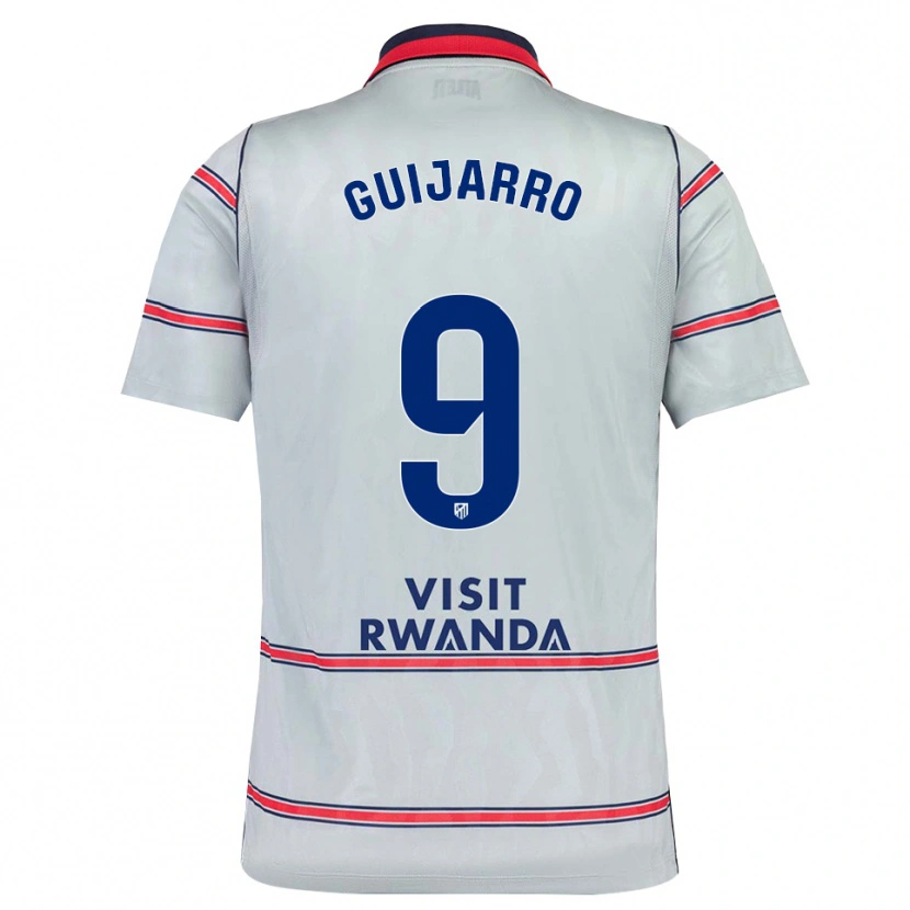 Danxen Kinder Sheila Guijarro #9 Grau Rot Marineblau Ausweichtrikot Trikot 2026/27 T-Shirt Österreich