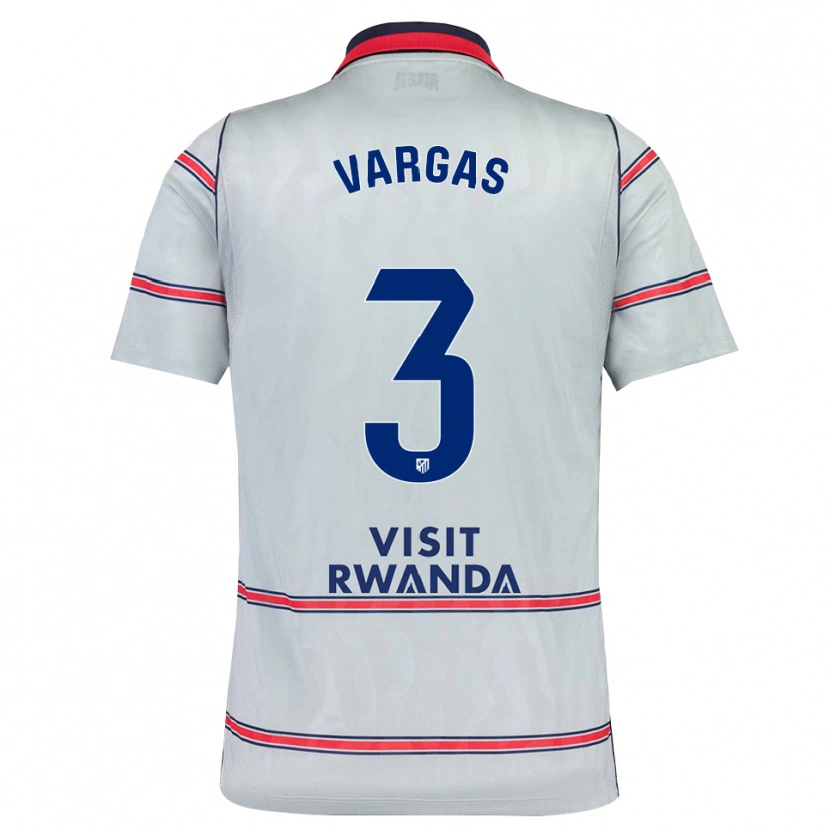 Danxen Kinder Obed Vargas #3 Grau Rot Marineblau Ausweichtrikot Trikot 2026/27 T-Shirt Österreich