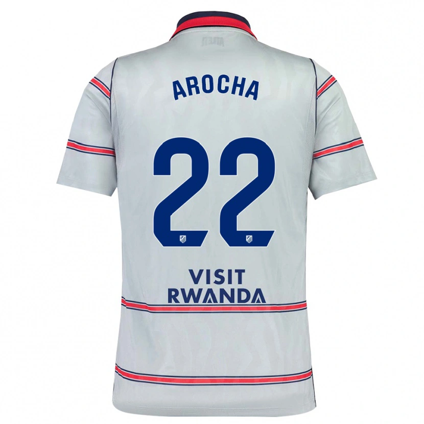 Danxen Kinder Santi Arocha #22 Grau Rot Marineblau Ausweichtrikot Trikot 2026/27 T-Shirt Österreich