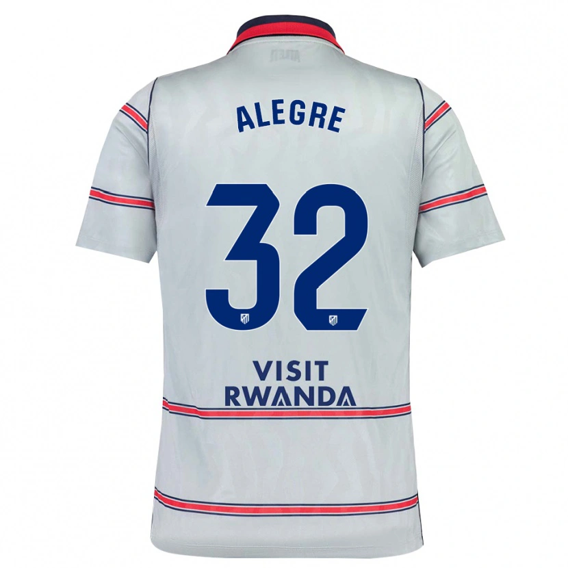 Danxen Kinder Juan Alegre #32 Grau Rot Marineblau Ausweichtrikot Trikot 2026/27 T-Shirt Österreich