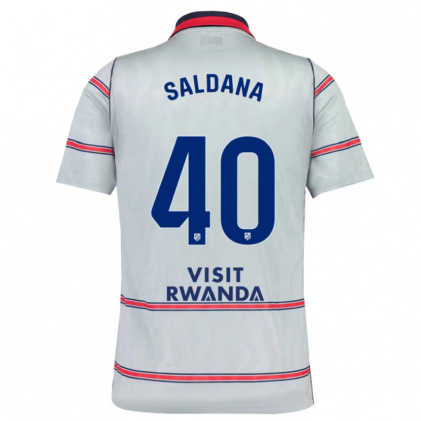 Danxen Kinder Jose Saldana #40 Grau Rot Marineblau Ausweichtrikot Trikot 2026/27 T-Shirt Österreich