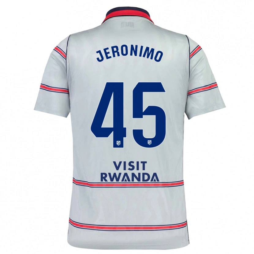 Danxen Kinder Isaiah Jeronimo #45 Grau Rot Marineblau Ausweichtrikot Trikot 2026/27 T-Shirt Österreich