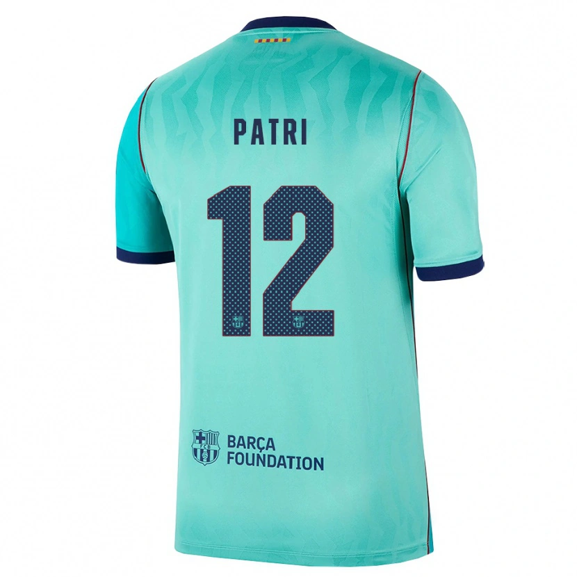Danxen Kinder Patricia Guijarro #12 Aqua Dunkeltürkis Königsblau Ausweichtrikot Trikot 2026/27 T-Shirt Österreich