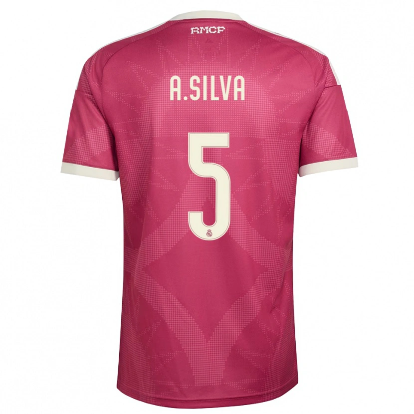 Danxen Kinder Antonia Silva #5 Blassviolett Rot Weiß Ausweichtrikot Trikot 2026/27 T-Shirt Österreich