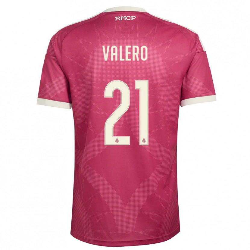 Danxen Kinder Gabri Valero #21 Blassviolett Rot Weiß Ausweichtrikot Trikot 2026/27 T-Shirt Österreich