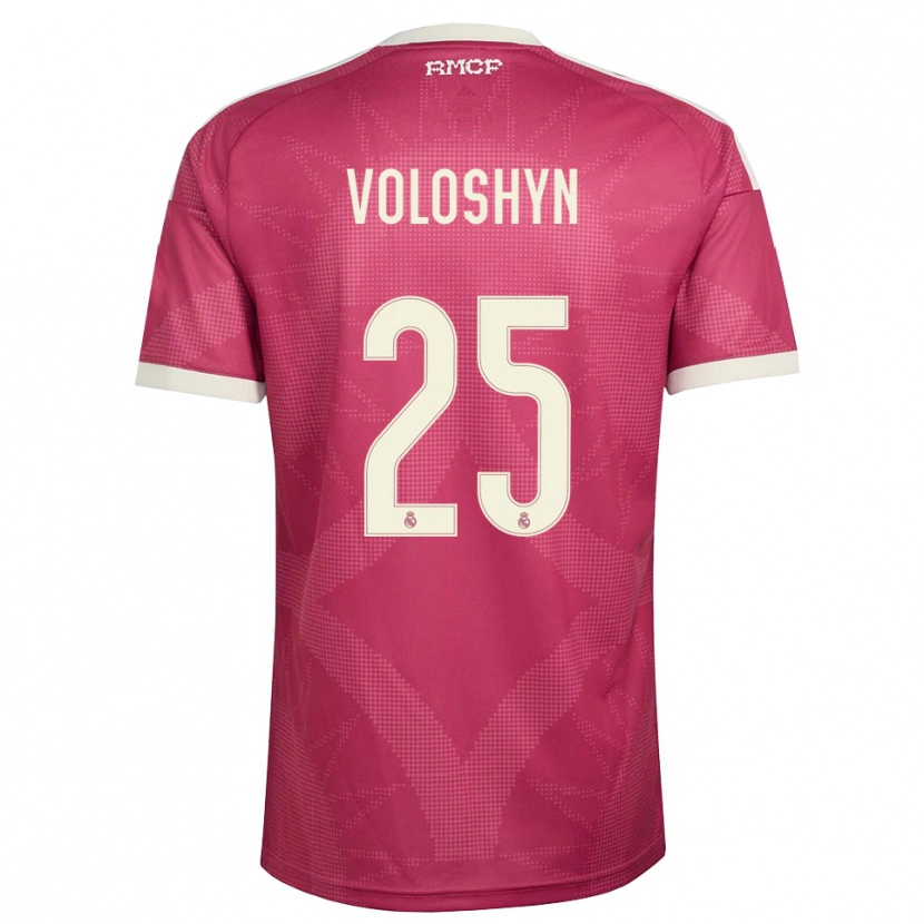 Danxen Kinder Ilya Voloshyn #25 Blassviolett Rot Weiß Ausweichtrikot Trikot 2026/27 T-Shirt Österreich