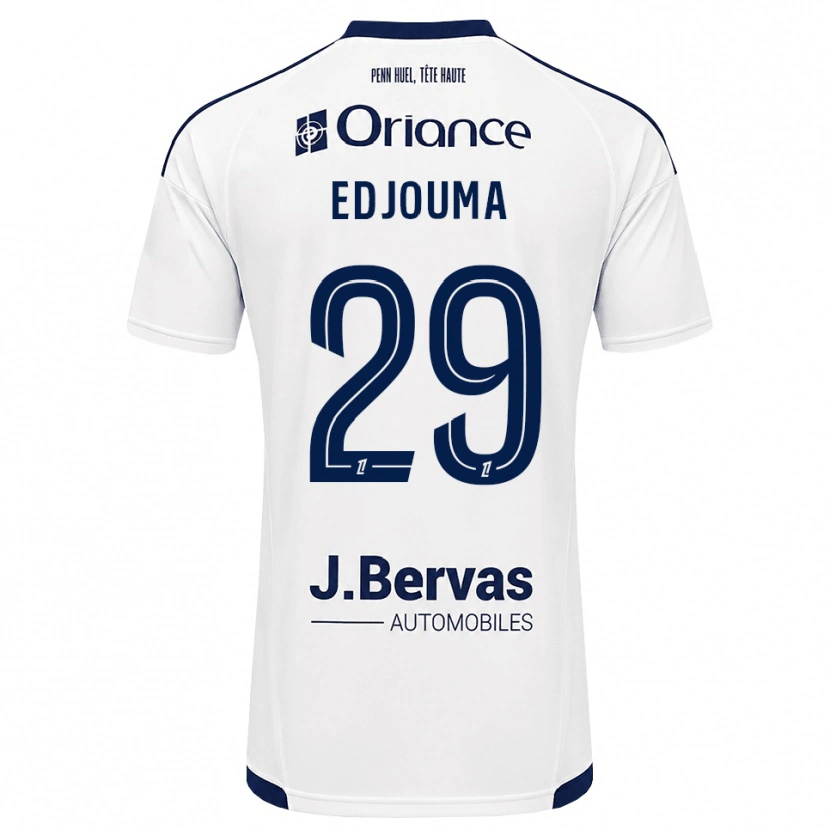 Danxen Kinder Noah Edjouma #29 Marineweiß Auswärtstrikot Trikot 2026/27 T-Shirt Österreich