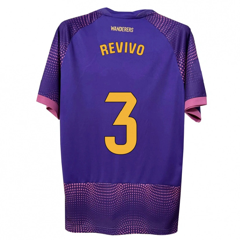 Danxen Kinder Roy Revivo #3 Lila Weiß Rosa Auswärtstrikot Trikot 2026/27 T-Shirt Österreich