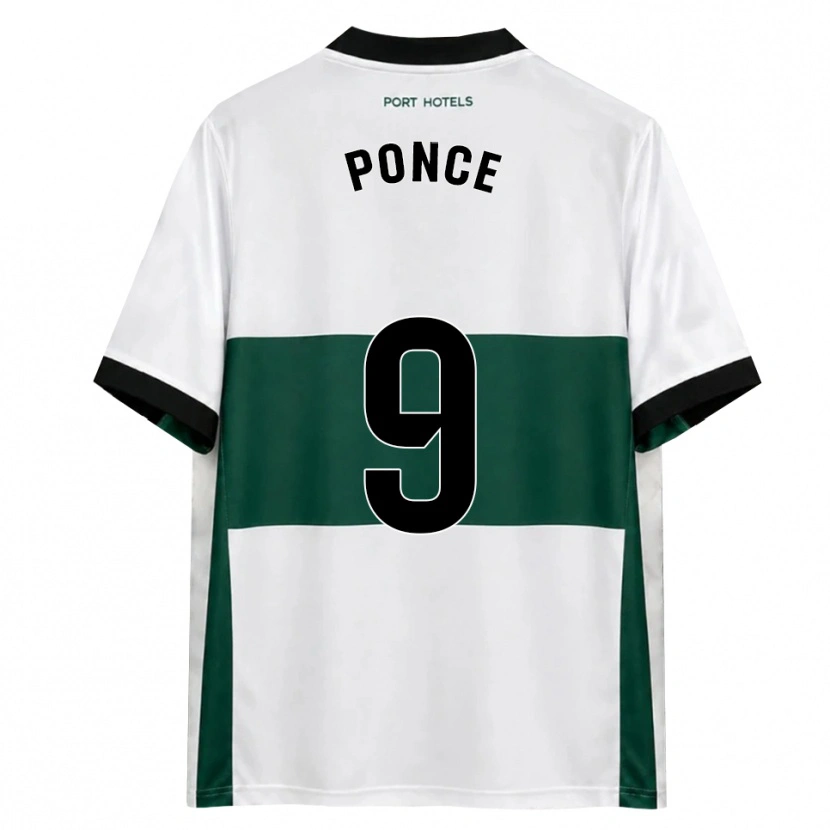 Danxen Herren Ezequiel Ponce #9 Grün Weiß Rot Heimtrikot Trikot 2026/27 T-Shirt Österreich