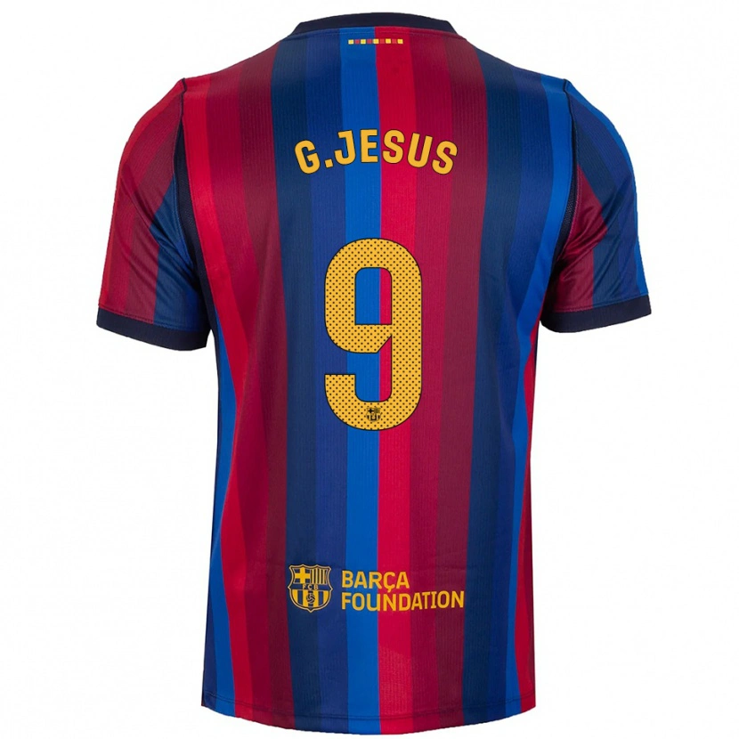 Danxen Herren Gabriel Jesus #9 Königsblau Rot Gelb Heimtrikot Trikot 2026/27 T-Shirt Österreich