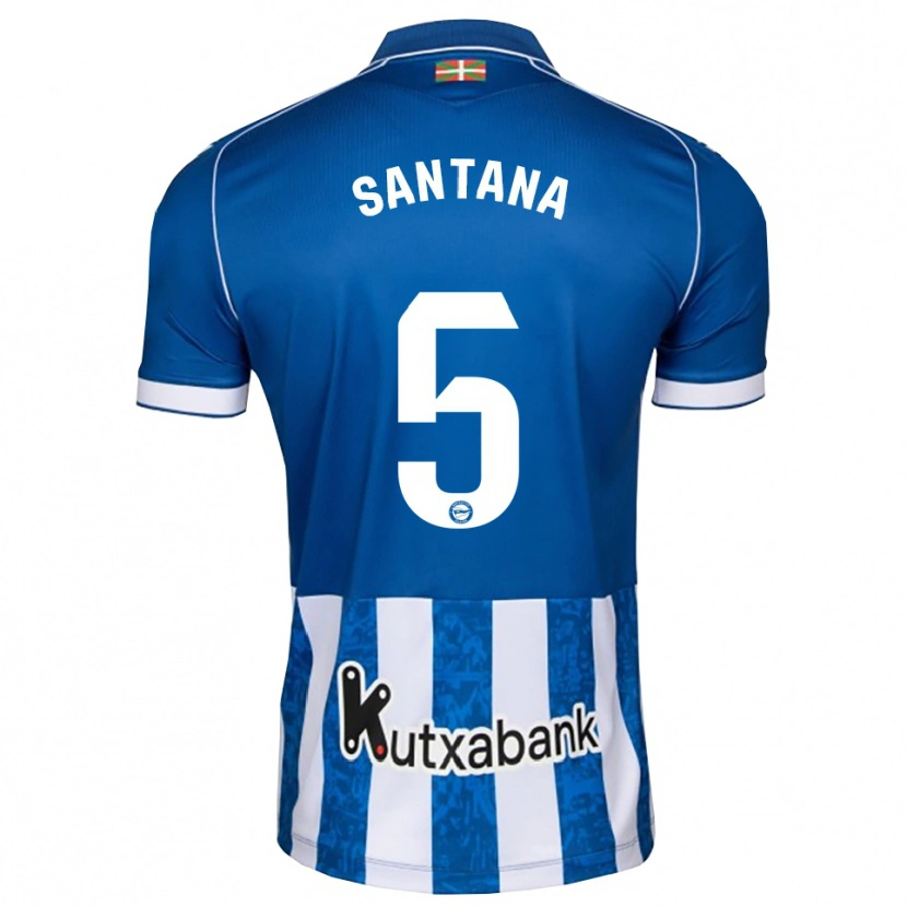 Danxen Herren Vanesa Santana #5 Blau Weiß Schwarz Heimtrikot Trikot 2026/27 T-Shirt Österreich