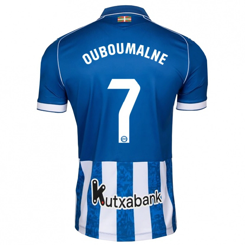 Danxen Herren Ibra Ouboumalne #7 Blau Weiß Schwarz Heimtrikot Trikot 2026/27 T-Shirt Österreich