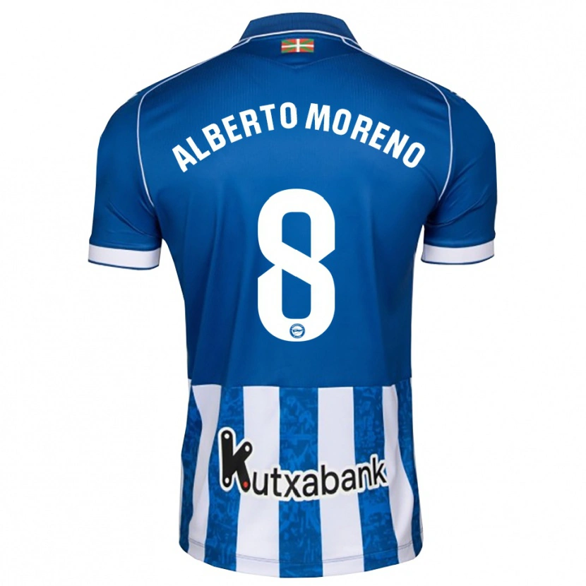 Danxen Herren Alberto Moreno #8 Blau Weiß Schwarz Heimtrikot Trikot 2026/27 T-Shirt Österreich