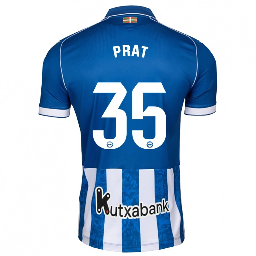 Danxen Herren Jaric Prat #35 Blau Weiß Schwarz Heimtrikot Trikot 2026/27 T-Shirt Österreich