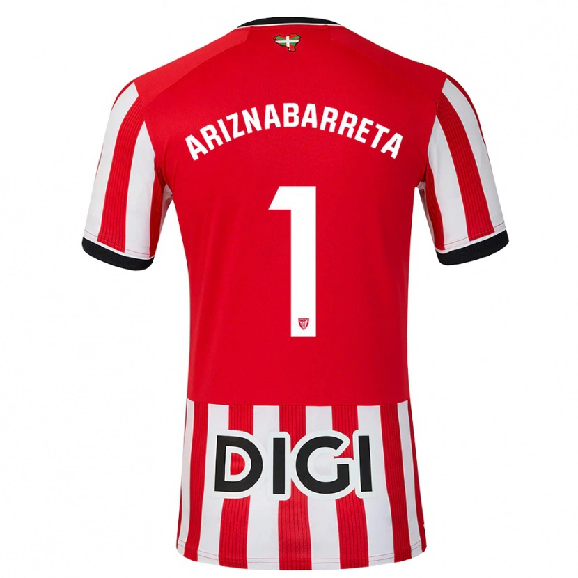 Danxen Herren Oier Ariznabarreta #1 Rot Schwarz Weiß Heimtrikot Trikot 2026/27 T-Shirt Österreich