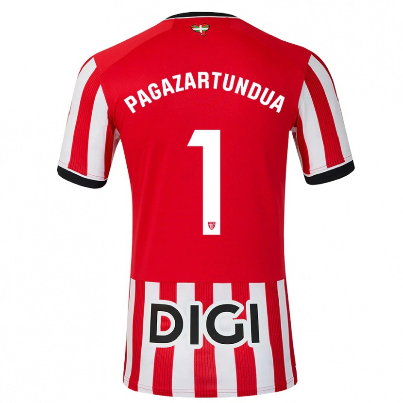 Danxen Herren Iker Pagazartundua #1 Rot Schwarz Weiß Heimtrikot Trikot 2026/27 T-Shirt Österreich