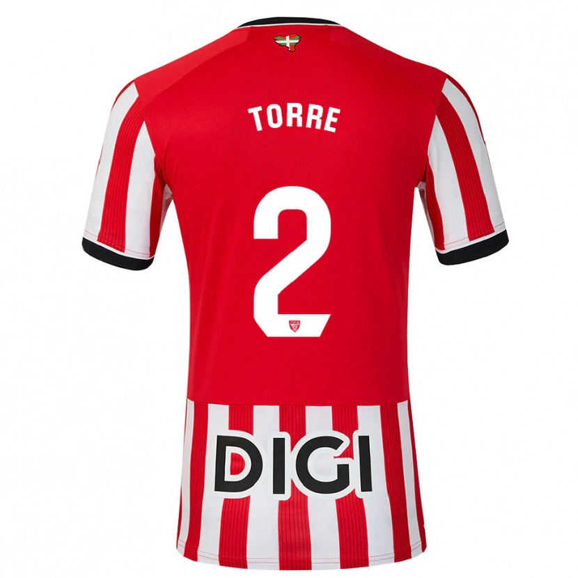 Danxen Herren Maddi Torre #2 Rot Schwarz Weiß Heimtrikot Trikot 2026/27 T-Shirt Österreich