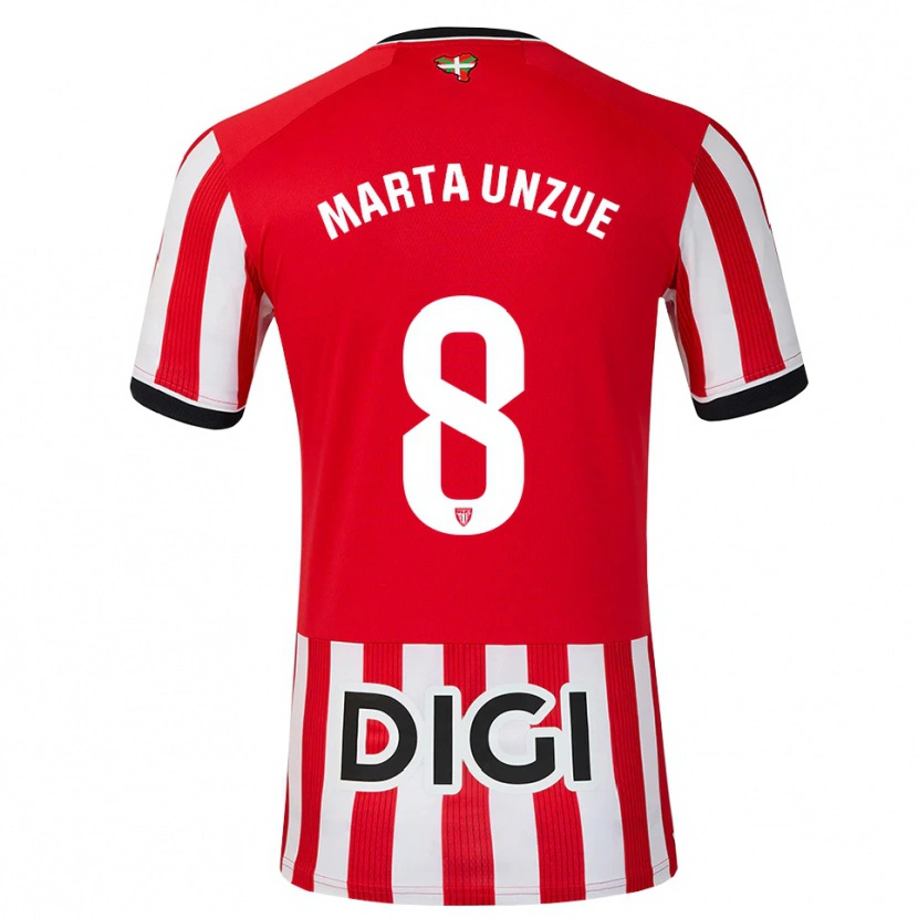 Danxen Herren Marta Unzué Urdániz #8 Rot Schwarz Weiß Heimtrikot Trikot 2026/27 T-Shirt Österreich
