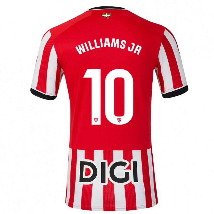 Danxen Herren Nico Williams #10 Rot Schwarz Weiß Heimtrikot Trikot 2026/27 T-Shirt Österreich