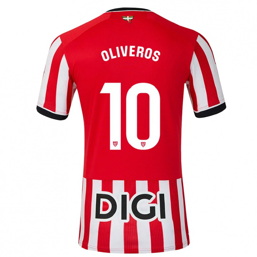 Danxen Herren Aimar Oliveros #10 Rot Schwarz Weiß Heimtrikot Trikot 2026/27 T-Shirt Österreich