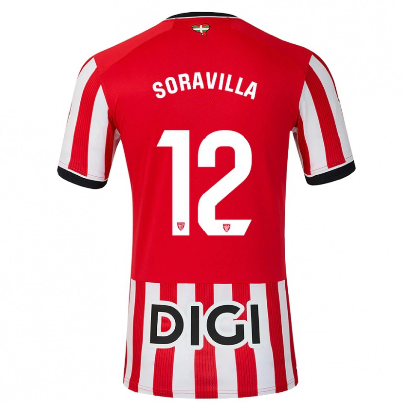 Danxen Herren Ander Soravilla #12 Rot Schwarz Weiß Heimtrikot Trikot 2026/27 T-Shirt Österreich