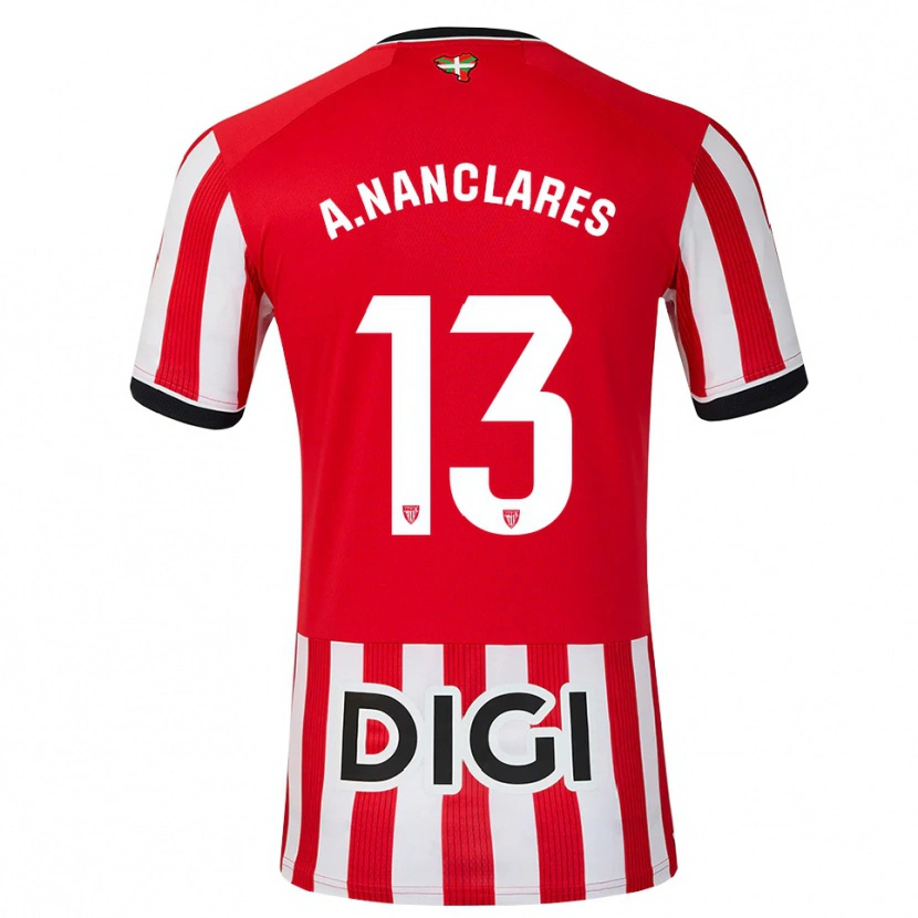 Danxen Herren Adriana Nanclares #13 Rot Schwarz Weiß Heimtrikot Trikot 2026/27 T-Shirt Österreich