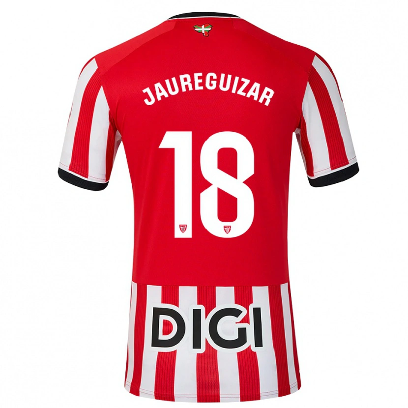 Danxen Herren Mikel Jauregizar #18 Rot Schwarz Weiß Heimtrikot Trikot 2026/27 T-Shirt Österreich