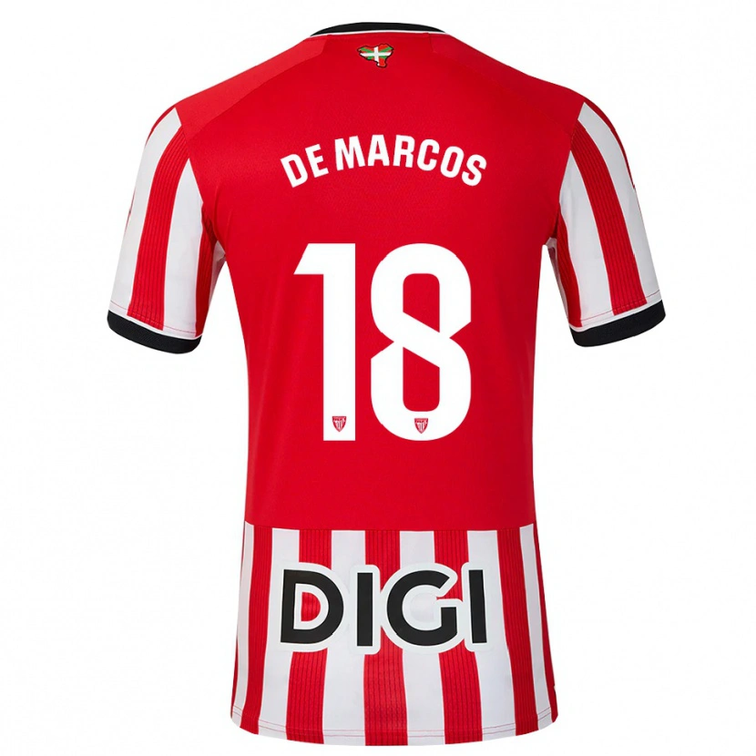 Danxen Herren Oscar De Marcos #18 Rot Schwarz Weiß Heimtrikot Trikot 2026/27 T-Shirt Österreich