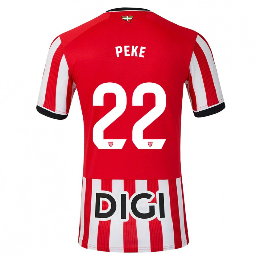 Danxen Herren Ainize Barea Nuñez #22 Rot Schwarz Weiß Heimtrikot Trikot 2026/27 T-Shirt Österreich