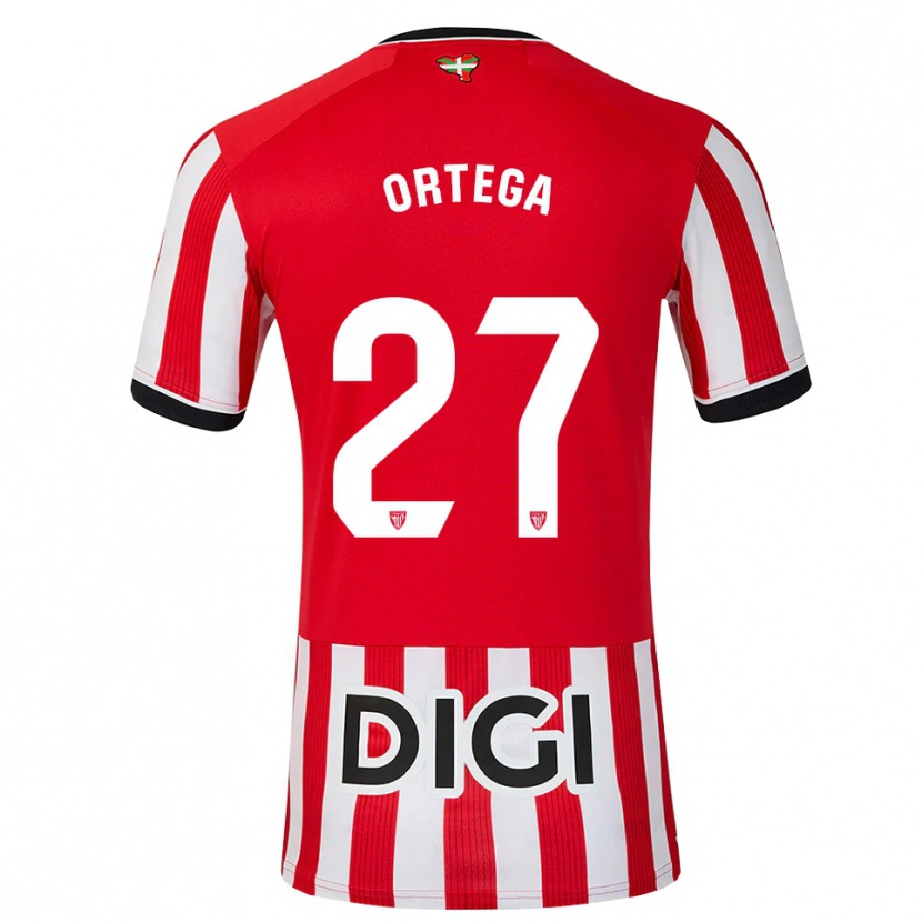 Danxen Herren Sara Ortega #27 Rot Schwarz Weiß Heimtrikot Trikot 2026/27 T-Shirt Österreich