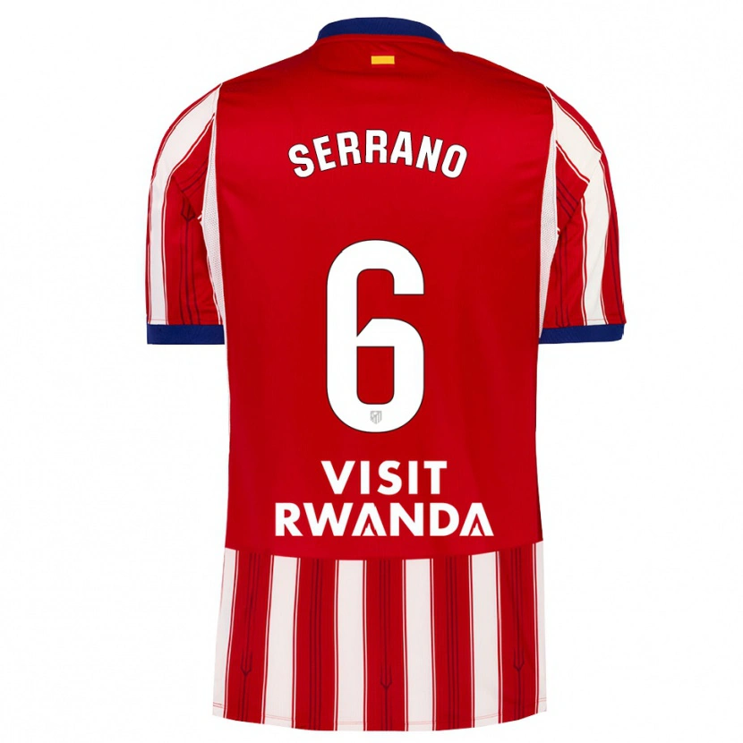 Danxen Herren Javi Serrano #6 Königsblau Rot Weiß Heimtrikot Trikot 2026/27 T-Shirt Österreich