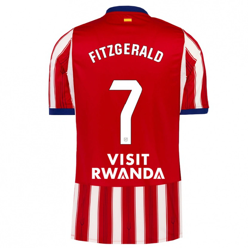 Danxen Herren Daniel Fitzgerald #7 Königsblau Rot Weiß Heimtrikot Trikot 2026/27 T-Shirt Österreich