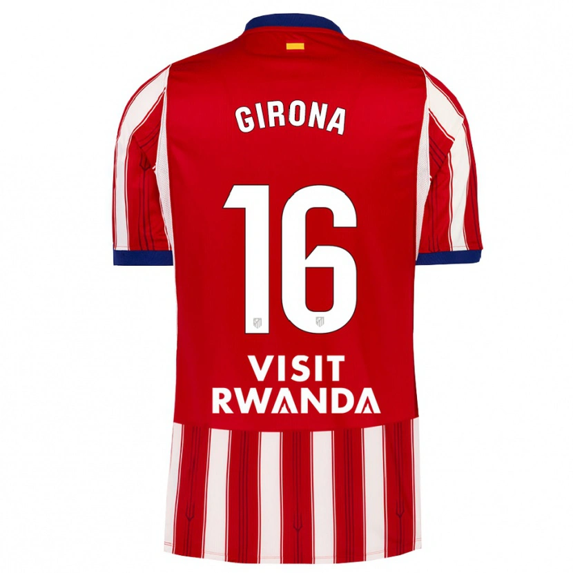 Danxen Herren Raúl Girona #16 Königsblau Rot Weiß Heimtrikot Trikot 2026/27 T-Shirt Österreich